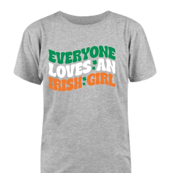 Love Irish Girl Cotton Jersey T-shirts - Picture 1 of 3
